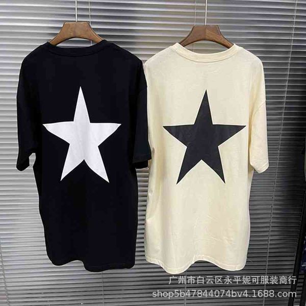 50% discount feel 22 spring and summer of god essentials double thread five pointed star short sleeve high street fog men's t-shirt fac, White;black
50% discount feel 22 spring and summer of god essentials double thread five pointed star short sleeve high street fog men's t-shirt fac, White;black