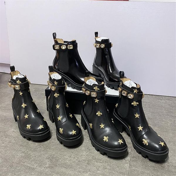 fashion women martin boots calfskin ankle bee desert shoes chunky high heeled cowboy boots black brown diamonds martin booties2338
fashion women martin boots calfskin ankle bee desert shoes chunky high heeled cowboy boots black brown diamonds martin booties2338