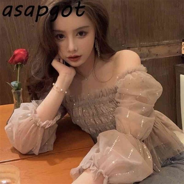temperament chic korean puff sleeve chiffon blouse women spring clothing fashion square neck pleated mesh shirts short 210326, White
temperament chic korean puff sleeve chiffon blouse women spring clothing fashion square neck pleated mesh shirts short 210326, White