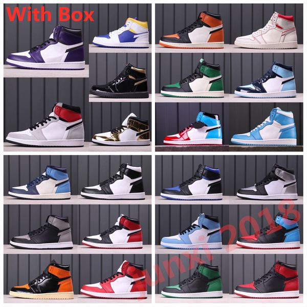 2022 men basketball shoes silver toe high dark mocha 1 1s sneakers unc patent twist university blue shadow light smoke grey chicago sports t, Black
2022 men basketball shoes silver toe high dark mocha 1 1s sneakers unc patent twist university blue shadow light smoke grey chicago sports t, Black