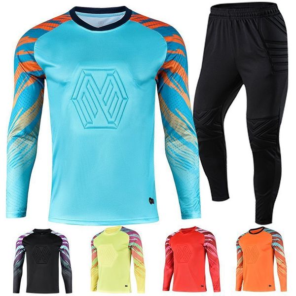 men boys football jersey custom soccer tracksuit long sleeve uniform kids training shirt kit goalkeeper sport suits 220615, Gray
men boys football jersey custom soccer tracksuit long sleeve uniform kids training shirt kit goalkeeper sport suits 220615, Gray