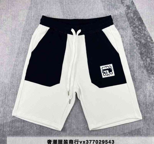 men's pants loe * summer contrast stitching large pocket waffle chinchilla embroidered casual shorts couple 6x3f, Black
men's pants loe * summer contrast stitching large pocket waffle chinchilla embroidered casual shorts couple 6x3f, Black