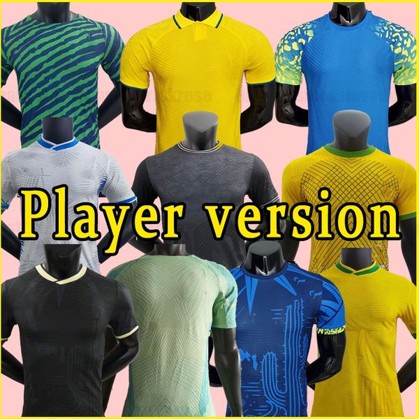 player version 2021 2022 2023 neymar jr coutinho vinicius soccer jersey brazils national team camisa brasil football shirt training silva ho, Black;yellow
player version 2021 2022 2023 neymar jr coutinho vinicius soccer jersey brazils national team camisa brasil football shirt training silva ho, Black;yellow