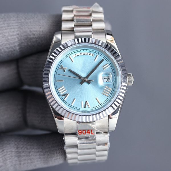 watches luxury waterproof daydate watch roman numerals sapphire blue week 41mm calendar stainless steel business, Slivery;black
watches luxury waterproof daydate watch roman numerals sapphire blue week 41mm calendar stainless steel business, Slivery;black