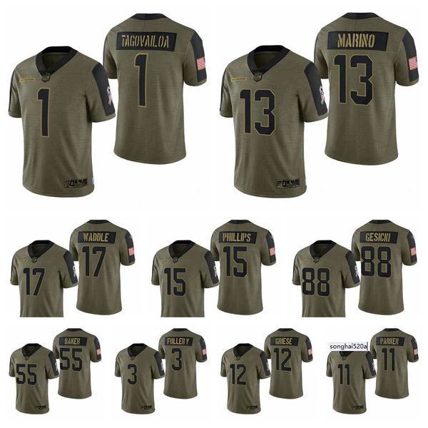 miami men women youth dolphin 17 jaylen waddle tua tagovailoa 13 dan marino jaelan phillips mike gesicki howard olive 2021 salute to service, Black
miami men women youth dolphin 17 jaylen waddle tua tagovailoa 13 dan marino jaelan phillips mike gesicki howard olive 2021 salute to service, Black