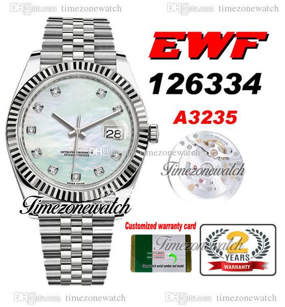 ewf 41mm m126334-0020 a3235 automatic mens watch fluted bezel mop dial diamond markers jubileesteel bracelet super edition same series warra, Slivery;brown
ewf 41mm m126334-0020 a3235 automatic mens watch fluted bezel mop dial diamond markers jubileesteel bracelet super edition same series warra, Slivery;brown