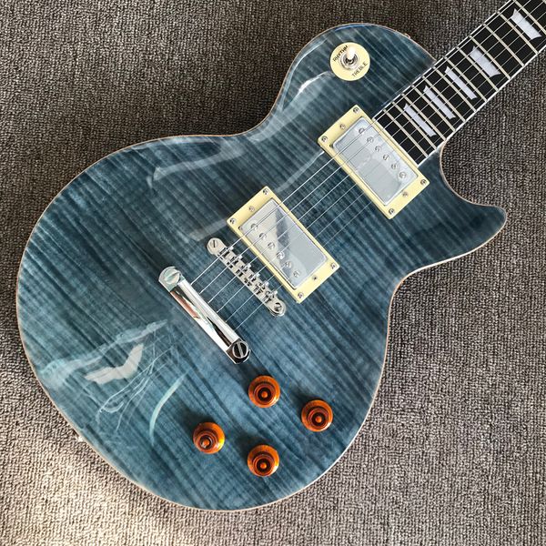 ebony fingerboard electric guitar, maple binding, transparent black maple solid mahogany body
ebony fingerboard electric guitar, maple binding, transparent black maple solid mahogany body
