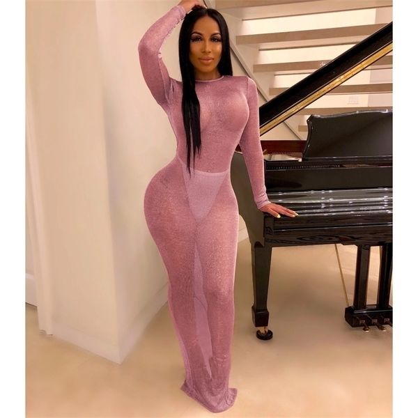 omsj bright backless party maxi dress seethrought long sleeve bodycon beach dresses turtleneck vestidos clubwear outfits y200805, Black;pink
omsj bright backless party maxi dress seethrought long sleeve bodycon beach dresses turtleneck vestidos clubwear outfits y200805, Black;pink