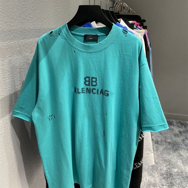 clothing spring and summer high version phantom printing cover head hole round neck loose men's and women's t-shirt short, White
clothing spring and summer high version phantom printing cover head hole round neck loose men's and women's t-shirt short, White