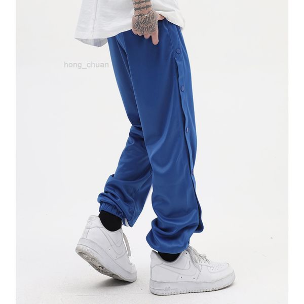 street pants high striped side button sweatpants mens and womens joggers drawstring feet casual trousers, Black;brown
street pants high striped side button sweatpants mens and womens joggers drawstring feet casual trousers, Black;brown