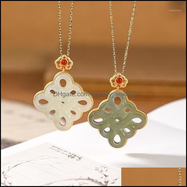 chains necklaces pendants jewelry hetian white jade chinese knot retro south red xiangyun fujin light luxury simple female drop delivery 2, Silver
chains necklaces pendants jewelry hetian white jade chinese knot retro south red xiangyun fujin light luxury simple female drop delivery 2, Silver