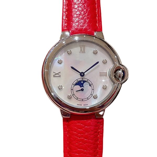 popular womens quartz watch fashion 36mm stainless steel dial leather strap water resistant personality girls diamond designer watch watches, Slivery;brown
popular womens quartz watch fashion 36mm stainless steel dial leather strap water resistant personality girls diamond designer watch watches, Slivery;brown