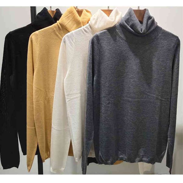 women's knits tees to style woolen sweater elegant intellectual high neck comfortable thin long sleeve knitted bottomed women's bl, White
women's knits tees to style woolen sweater elegant intellectual high neck comfortable thin long sleeve knitted bottomed women's bl, White