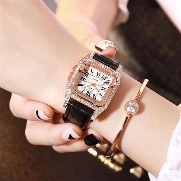 ladies watch for women leather band quartz wristwatch female women's watch fashion luxury diamond square clock zegarek damski225x, Slivery;brown
ladies watch for women leather band quartz wristwatch female women's watch fashion luxury diamond square clock zegarek damski225x, Slivery;brown