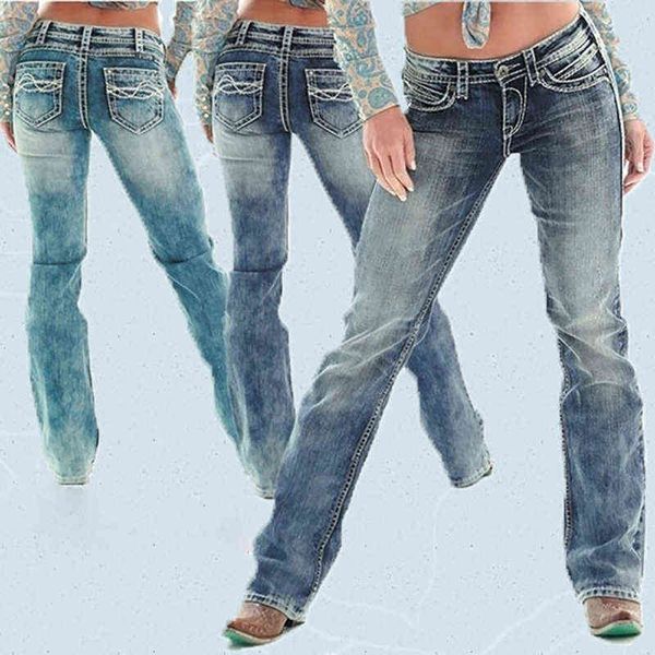 women slim wash retro jean long pants denim cowboy pants jeans female l220726, Blue
women slim wash retro jean long pants denim cowboy pants jeans female l220726, Blue