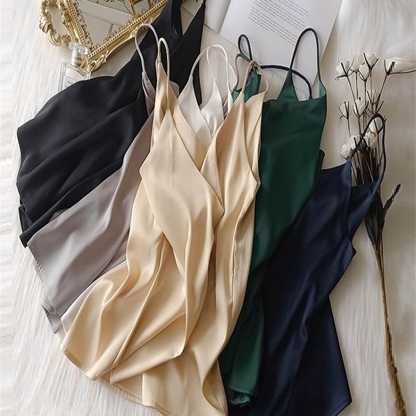 summer crop camis silk satin tank women camisole sleeveless vest roupas femin cropped croo binder trans 220712, White
summer crop camis silk satin tank women camisole sleeveless vest roupas femin cropped croo binder trans 220712, White