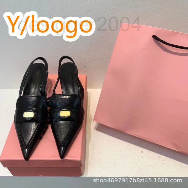 sandals designer miu's thin heel gold sandals female in 2022 the same color matching baotou cat of ahigo has a sharp toe and is cool kk, Black
sandals designer miu's thin heel gold sandals female in 2022 the same color matching baotou cat of ahigo has a sharp toe and is cool kk, Black