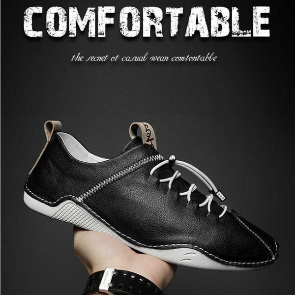 2022 spring new men's casual cowhide driving shoes soft bottom fashionable and versatile large size youth black white beanie
2022 spring new men's casual cowhide driving shoes soft bottom fashionable and versatile large size youth black white beanie