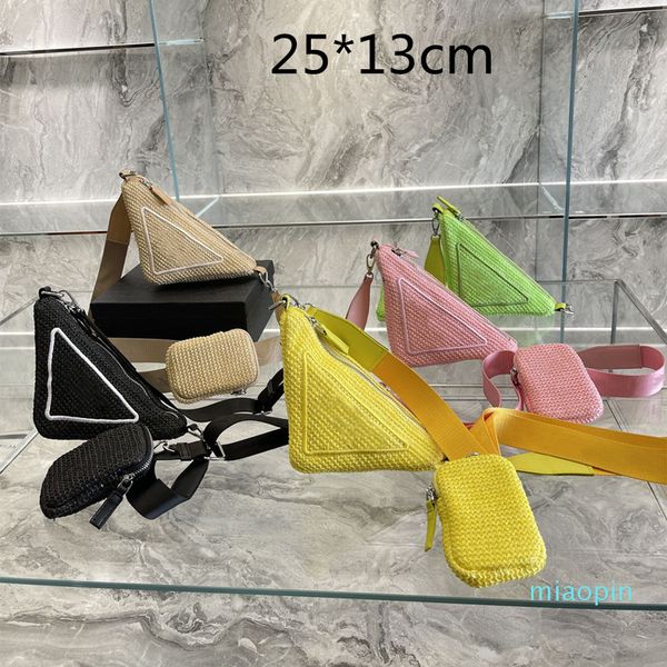 totes 2022 triangle straw bags crochet designer bags luxury crossbody woman shoulder tote bag fashion lady purse summer beach totes two-piec
totes 2022 triangle straw bags crochet designer bags luxury crossbody woman shoulder tote bag fashion lady purse summer beach totes two-piec