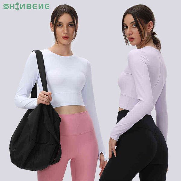 shinbene ribbed slim fit yoga sport long sleeve shirts women o neck nylon fitness workout crop with thumb hole activewear t220725, White;red
shinbene ribbed slim fit yoga sport long sleeve shirts women o neck nylon fitness workout crop with thumb hole activewear t220725, White;red