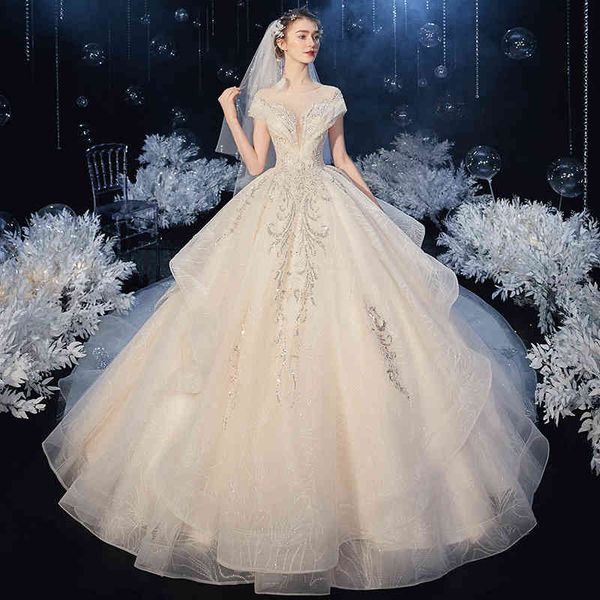 ball gown wedding dresses main wedding dress style temperament bride star sky tail sen department super fairy dream slim fit light, simple a, White
ball gown wedding dresses main wedding dress style temperament bride star sky tail sen department super fairy dream slim fit light, simple a, White