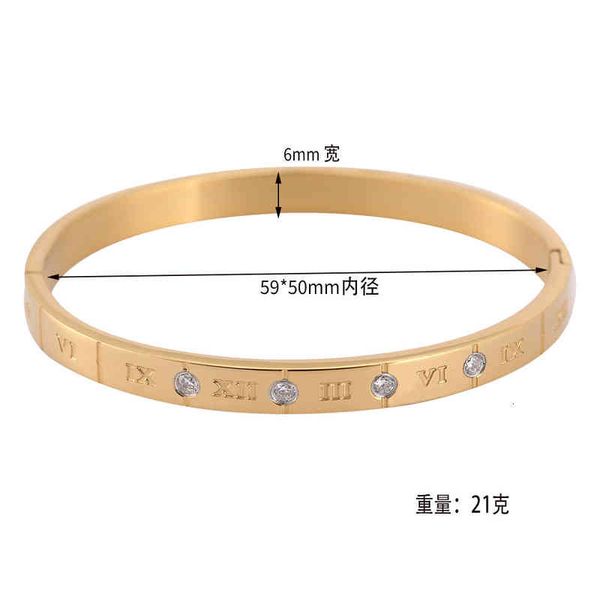 designer fashion women's roman digital zircon stainless steel bracelet jewelry now c home, Black
designer fashion women's roman digital zircon stainless steel bracelet jewelry now c home, Black