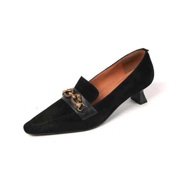 dress shoes summer and autumn women's shoes square head thick heels medium metal sheep suede four seasons simple single bc2h, Black
dress shoes summer and autumn women's shoes square head thick heels medium metal sheep suede four seasons simple single bc2h, Black