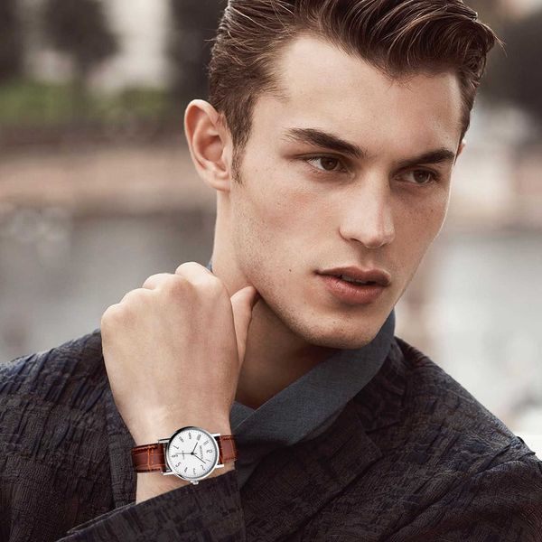 2022 men retro design leather band analog alloy wrist luxury brand males steel bracelet quartz watch chronograph, Slivery;brown
2022 men retro design leather band analog alloy wrist luxury brand males steel bracelet quartz watch chronograph, Slivery;brown