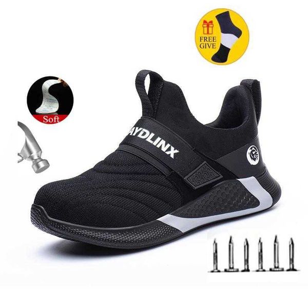 boots work safety shoes for men summer breathable construction anti-knock steel toe men's sneakers big size 48, Black
boots work safety shoes for men summer breathable construction anti-knock steel toe men's sneakers big size 48, Black