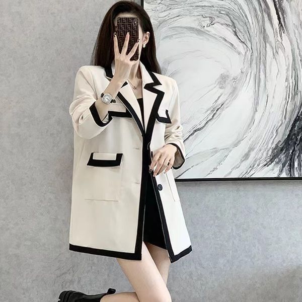t309 womens suits & blazers tide brand designer high-quality retro goddess exclusive series suit slim plus size women's clothing, White;black
t309 womens suits & blazers tide brand designer high-quality retro goddess exclusive series suit slim plus size women's clothing, White;black