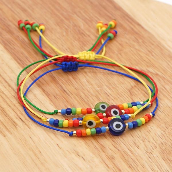 turkish evil eye bracelet strand for women fashion beads bohemian rainbow beaded, Black
turkish evil eye bracelet strand for women fashion beads bohemian rainbow beaded, Black
