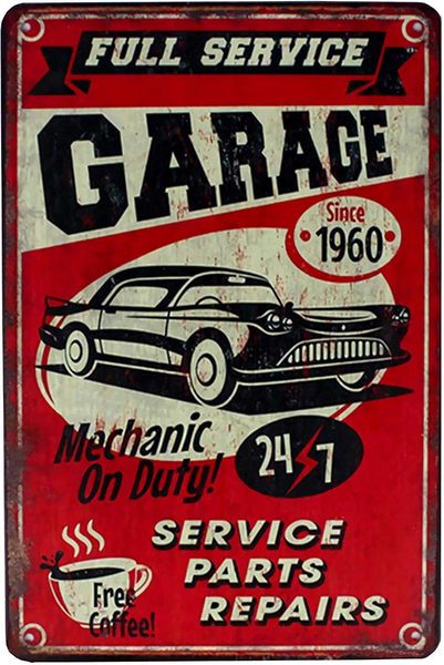 vintage tin sign - garage retro metal decorative sign wall decor home decor plaques metal poster plate
vintage tin sign - garage retro metal decorative sign wall decor home decor plaques metal poster plate