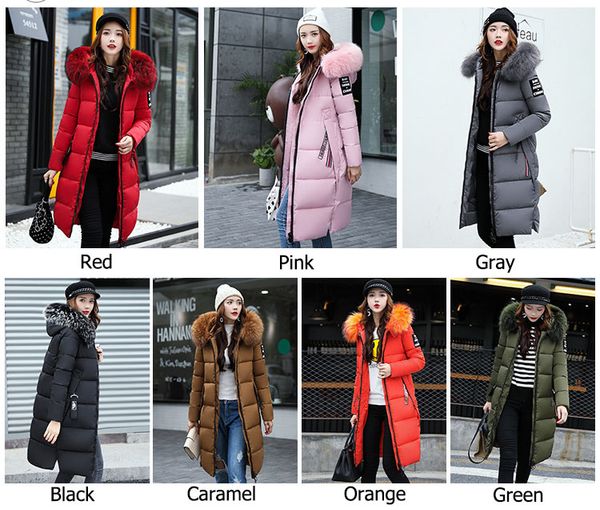 hooded ladies coat warm outwear womens parka mid-long women winter thick down jacket 2022 female coat for mother's days gift, Black
hooded ladies coat warm outwear womens parka mid-long women winter thick down jacket 2022 female coat for mother's days gift, Black