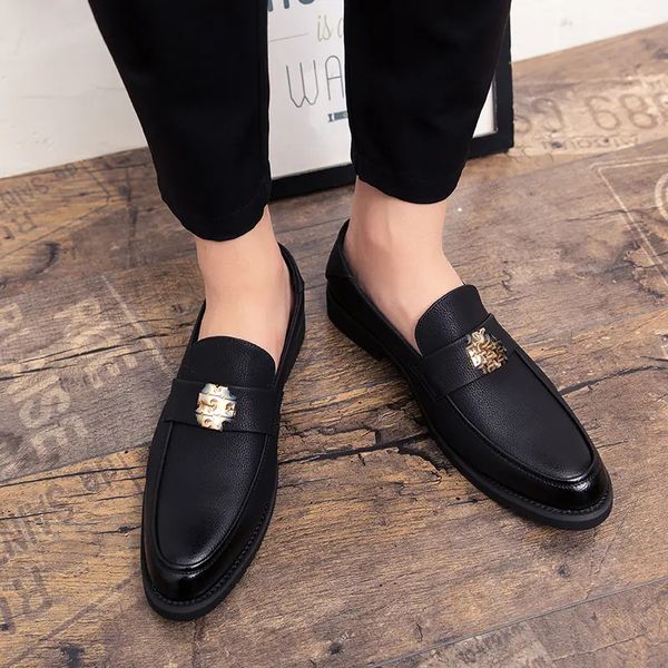 loafers men shoes pu leather round toe flat fashion classic black daily metal decorative hairstylist business dress shoes dp277
loafers men shoes pu leather round toe flat fashion classic black daily metal decorative hairstylist business dress shoes dp277