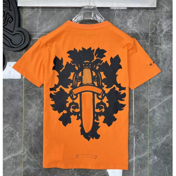 classic mens summer t shirts horseshoe flower tees ch brand man cross t-shirts sanskrit letter designer tshirts luxury boy hip hop sweater w, White;black 
classic mens summer t shirts horseshoe flower tees ch brand man cross t-shirts sanskrit letter designer tshirts luxury boy hip hop sweater w, White;black