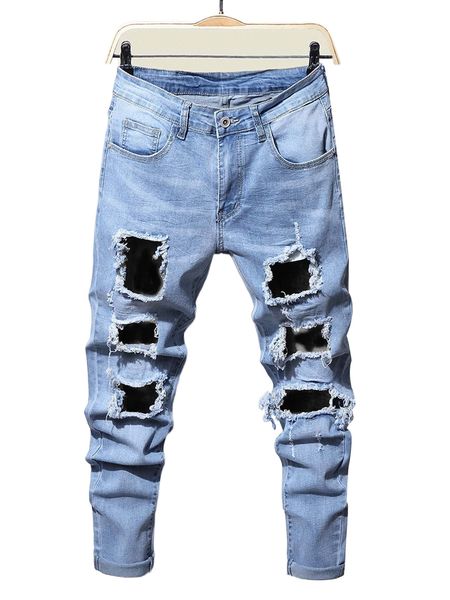 men ripped skinny jeans y7zc#, Blue
men ripped skinny jeans y7zc#, Blue