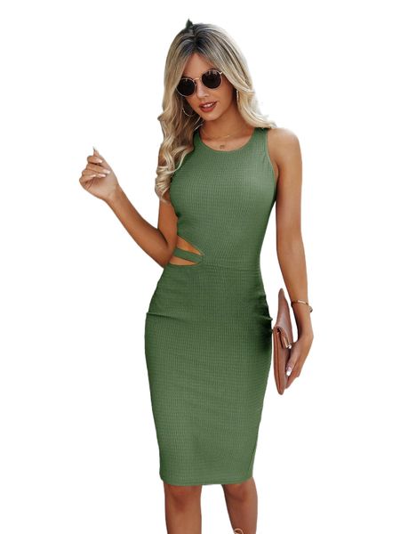 cut out side textured bodycon dress y3ul#, Black;gray