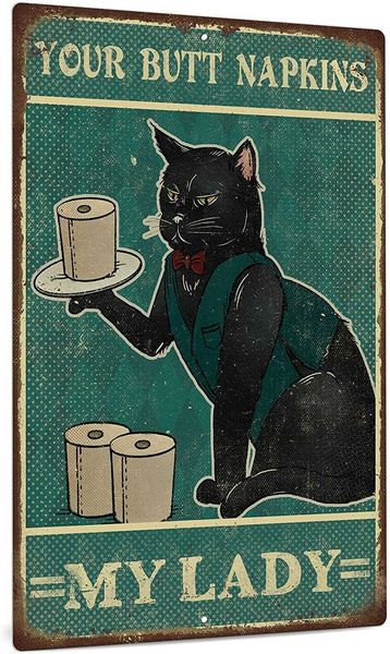 black cat sign, funny quote wall art decor for coffee bar, 12x8 inches aluminum metal sign
black cat sign, funny quote wall art decor for coffee bar, 12x8 inches aluminum metal sign