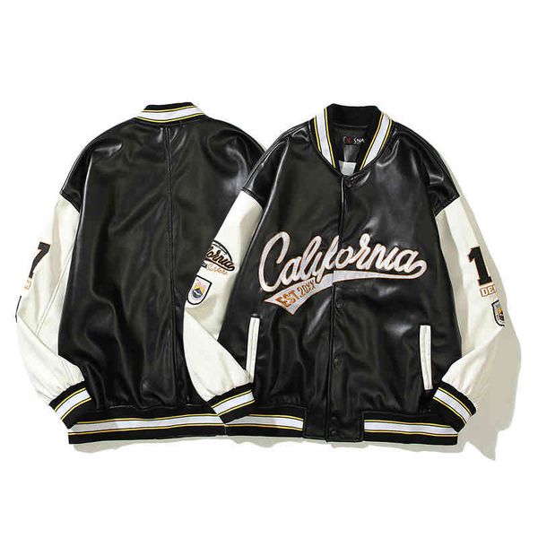 men's women's baseball uniform stitching letter embroidery casual jacket trend unique design graphic men short sleeves clothes, Black;brown
men's women's baseball uniform stitching letter embroidery casual jacket trend unique design graphic men short sleeves clothes, Black;brown