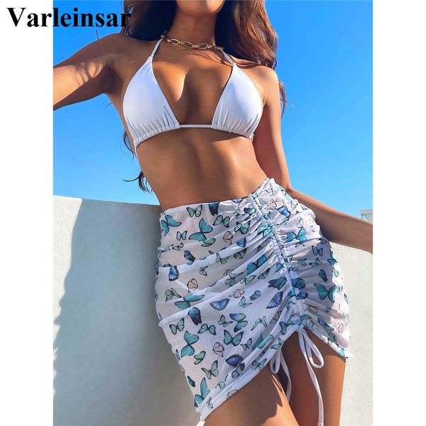 butterfly print bikini women swimwear female swimsuit three-pieces bikini set +skirt halter bather bathing suit swim v2759w, White;black
butterfly print bikini women swimwear female swimsuit three-pieces bikini set +skirt halter bather bathing suit swim v2759w, White;black