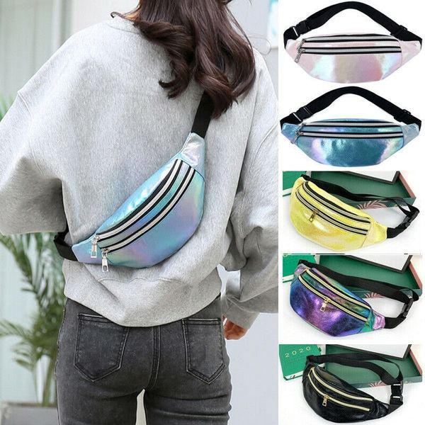 2022 women laser waist bag fanny pack holographic crossbody backpack money belt bag travel sports hip bum bags double zipper purse holiday t, Black
2022 women laser waist bag fanny pack holographic crossbody backpack money belt bag travel sports hip bum bags double zipper purse holiday t, Black