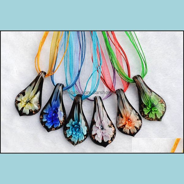 pendant necklaces pendants jewelry charm waterdrop shape art murano lampwork glass necklace flowers inside for wom dhdht, Silver
pendant necklaces pendants jewelry charm waterdrop shape art murano lampwork glass necklace flowers inside for wom dhdht, Silver