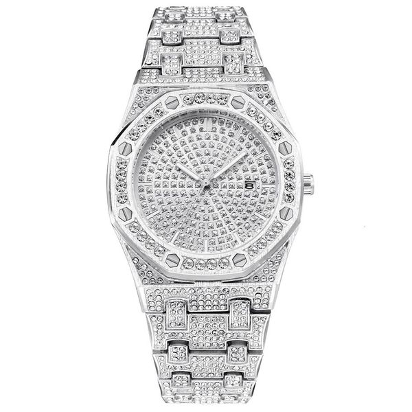 bling diamond watch for men iced out luxury mens quartz watches man dress wristwatch silver stainless steel relogio masculino sh19214c, Slivery;brown
bling diamond watch for men iced out luxury mens quartz watches man dress wristwatch silver stainless steel relogio masculino sh19214c, Slivery;brown