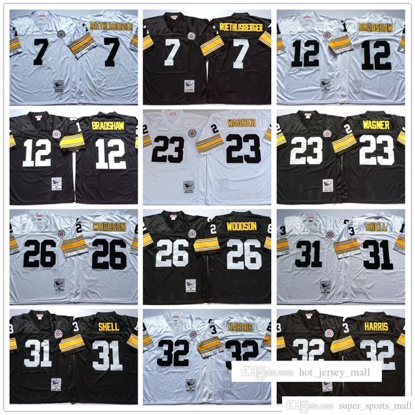 ncaa 75th vintage football 26 rod woodson jerseys stitched mitchell and ness 7 ben roethlisberger 12 terry bradshaw 23 mike wagner 32 franco, Black;red
ncaa 75th vintage football 26 rod woodson jerseys stitched mitchell and ness 7 ben roethlisberger 12 terry bradshaw 23 mike wagner 32 franco, Black;red