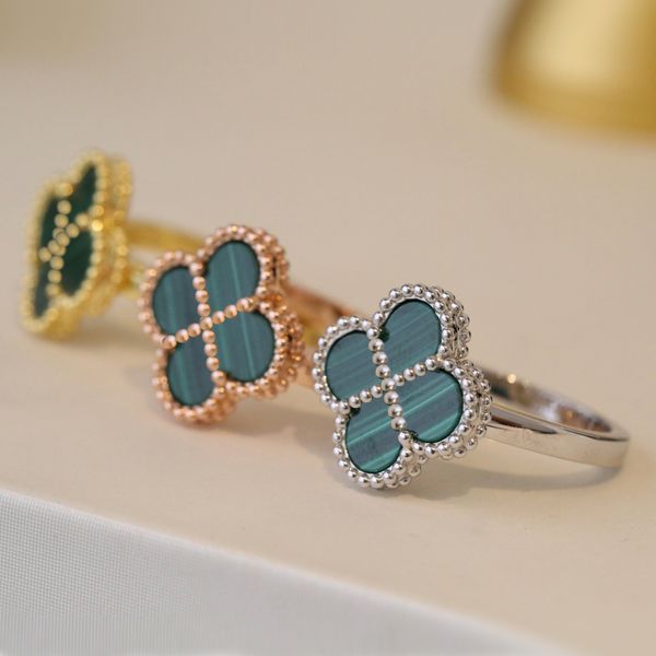 clover ring for woman malachite ring jewelry designer jewlery wholesale bague luxe jewellery designer bijoux femme designer jewelries schmuc, Golden;silver
clover ring for woman malachite ring jewelry designer jewlery wholesale bague luxe jewellery designer bijoux femme designer jewelries schmuc, Golden;silver