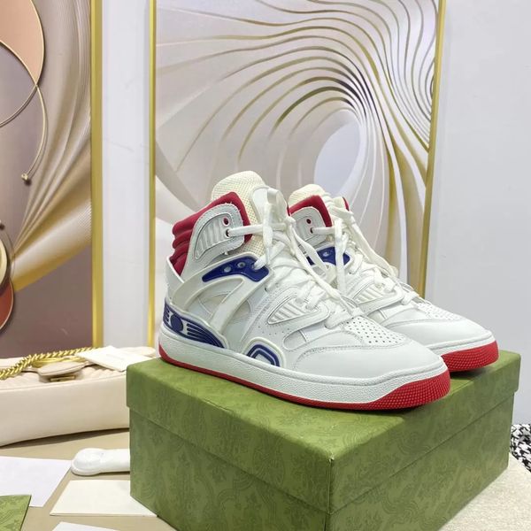 2022 new luxury designer women men shoes basket high-sneakers contrast color ankle mesh thickening sport shoe fashion comfortable size 35-45, Black
2022 new luxury designer women men shoes basket high-sneakers contrast color ankle mesh thickening sport shoe fashion comfortable size 35-45, Black