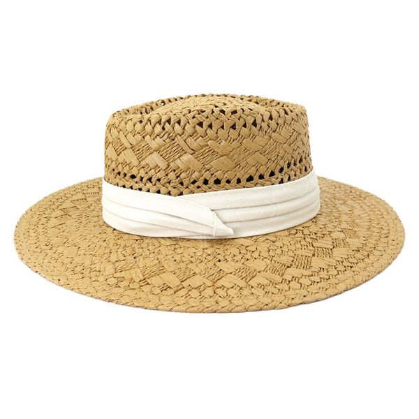summer straw wide brim hat fashion casual panama beach fedora hat breathable sun panama cap, Blue;gray
summer straw wide brim hat fashion casual panama beach fedora hat breathable sun panama cap, Blue;gray