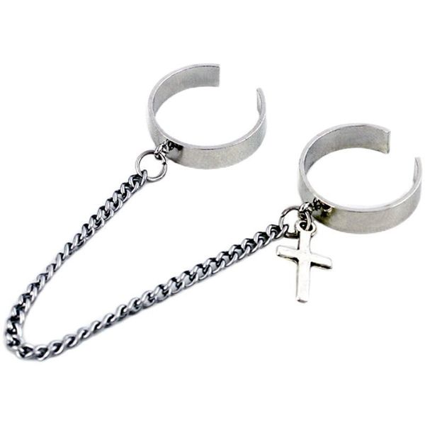 cluster rings adjustable vintage cross chain fashion hip hop punk finger joint ring for women men dating party jewelry gift, Golden;silver
cluster rings adjustable vintage cross chain fashion hip hop punk finger joint ring for women men dating party jewelry gift, Golden;silver