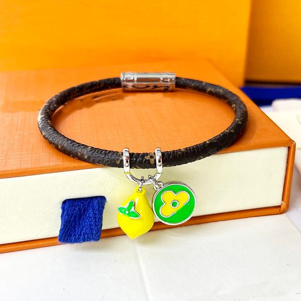 fashion classic bracelet brown brand luxurys designer leather for women men bangle charm bracelets, Golden;silver
fashion classic bracelet brown brand luxurys designer leather for women men bangle charm bracelets, Golden;silver