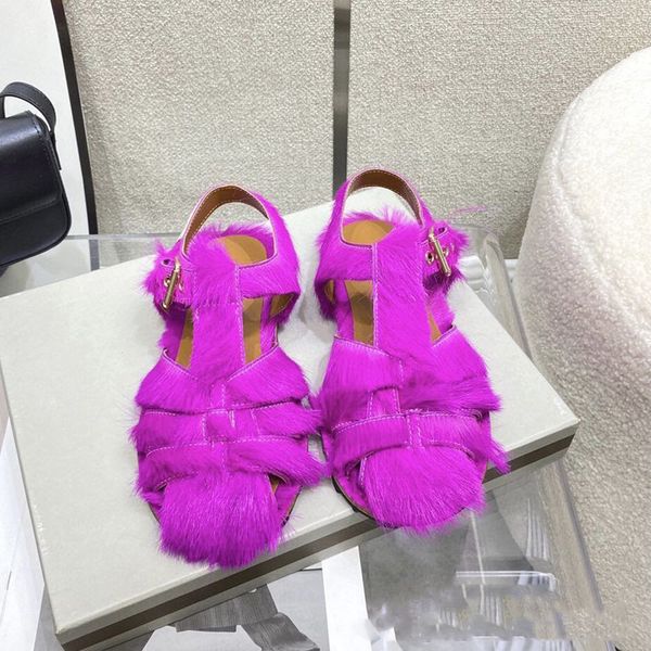 new luxury t strap braid casual flat sandals woman real horse hair vacation loafers shoes fashion casual fur sandals ladies, Black
new luxury t strap braid casual flat sandals woman real horse hair vacation loafers shoes fashion casual fur sandals ladies, Black